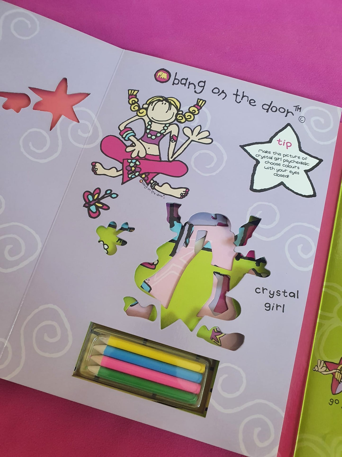 Groovy Chick Stencil Hardback.