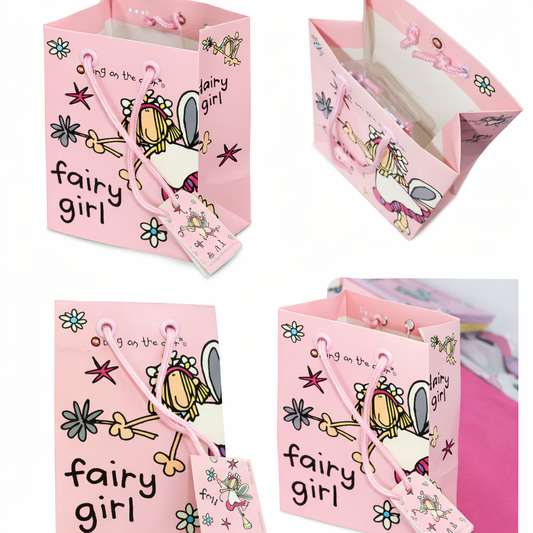 Bang on the Door “Fairy Girl” Mini Gift Bag with Tag.