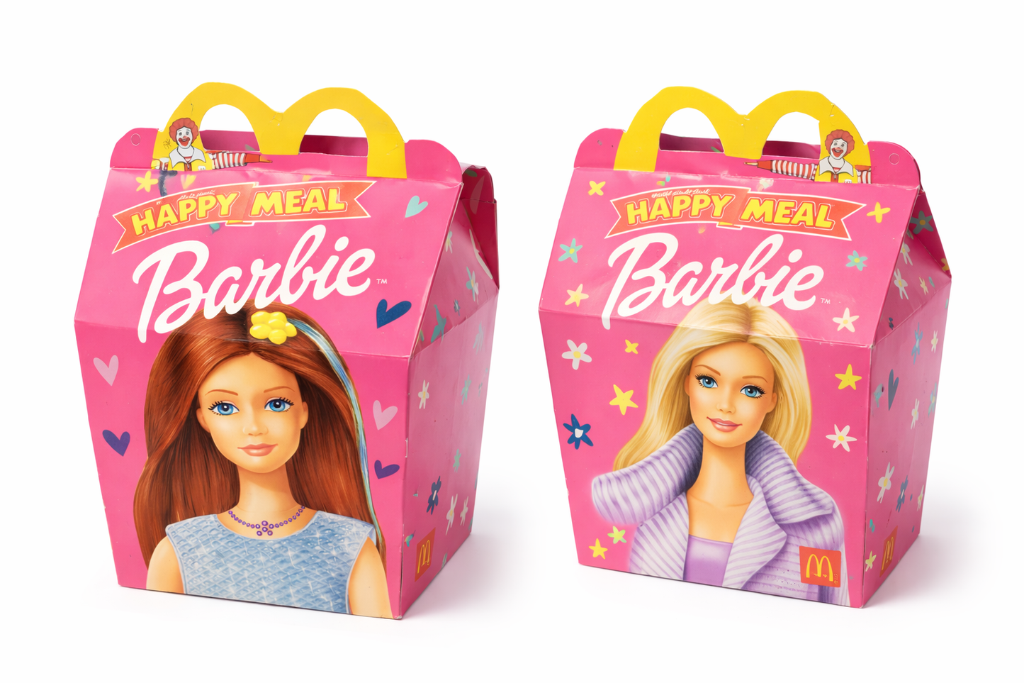 Vintage barbie happy meal box.