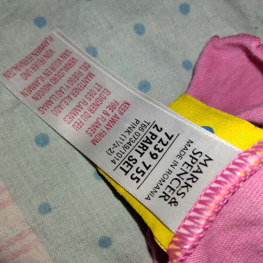 Tweenies Girls Vintage Bundle – M&S Pyjamas, Fizz & Bella Plush + BNIP Hair Ties – 2000s