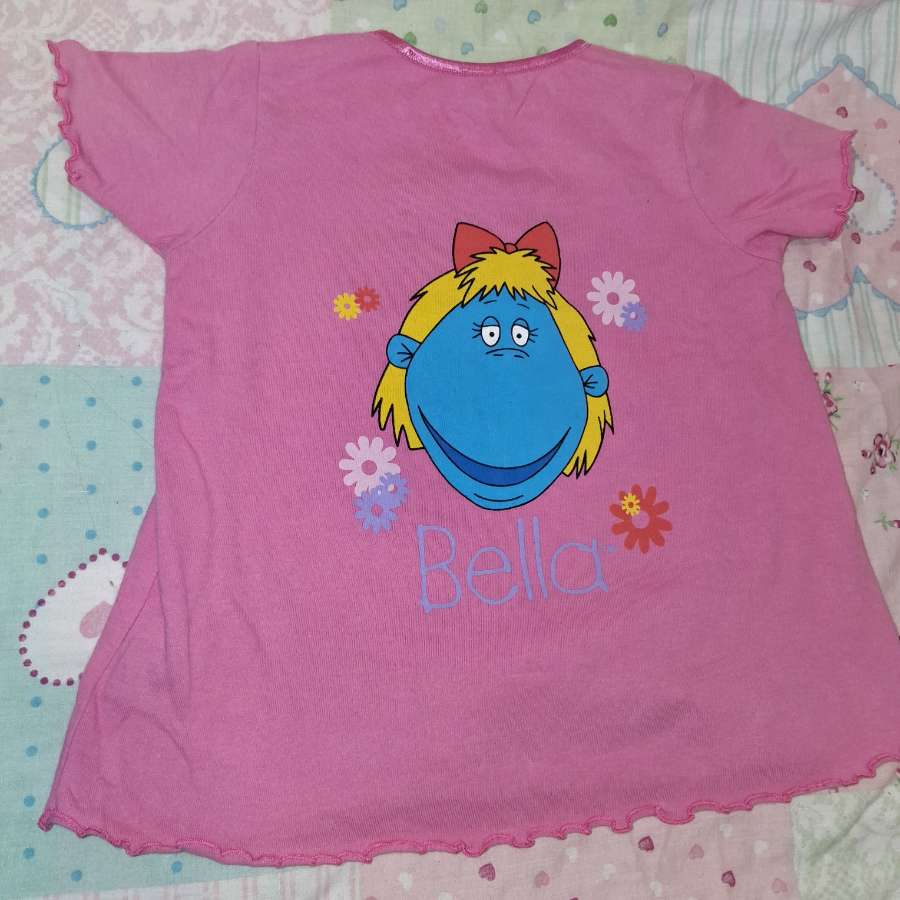 Tweenies Girls Vintage Bundle – M&S Pyjamas, Fizz & Bella Plush + BNIP Hair Ties – 2000s
