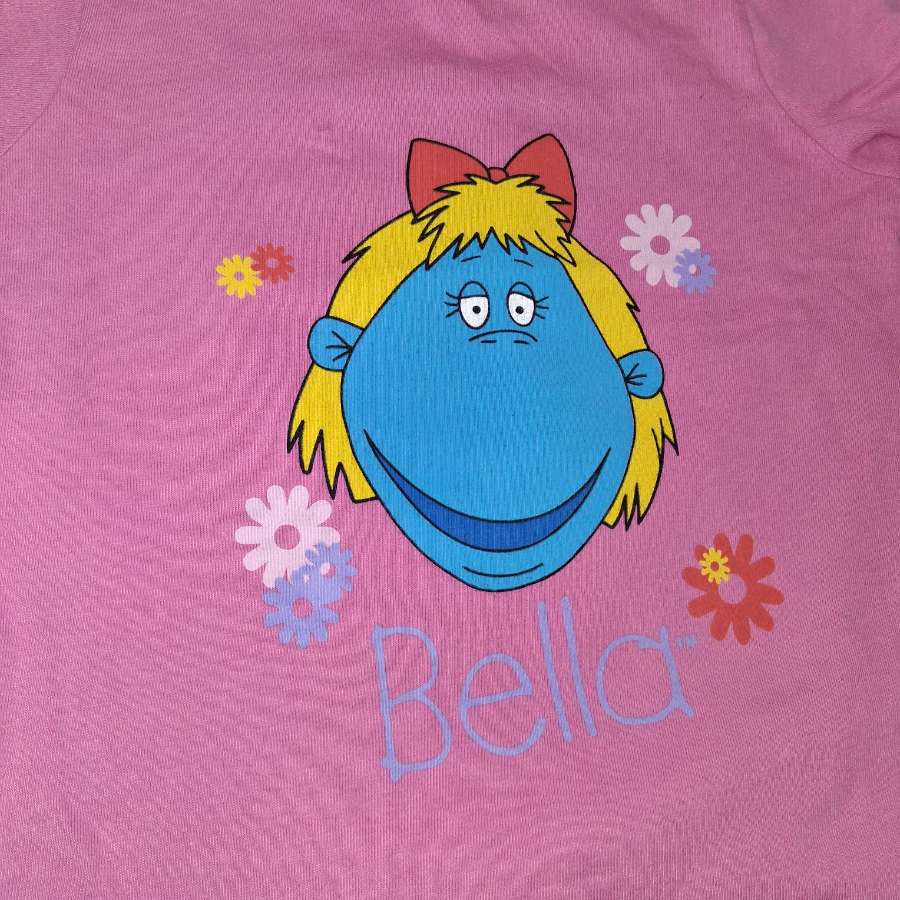 Tweenies Girls Vintage Bundle – M&S Pyjamas, Fizz & Bella Plush + BNIP Hair Ties – 2000s