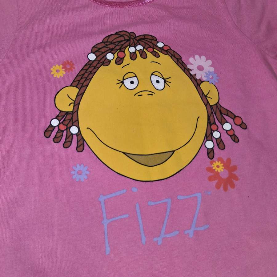 Tweenies Girls Vintage Bundle – M&S Pyjamas, Fizz & Bella Plush + BNIP Hair Ties – 2000s