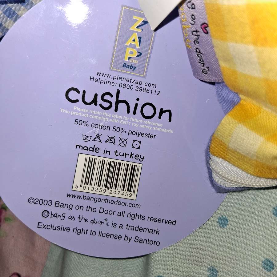 2003 Bang On The Door Lion Mini Cushion – Animal Range – BNWT