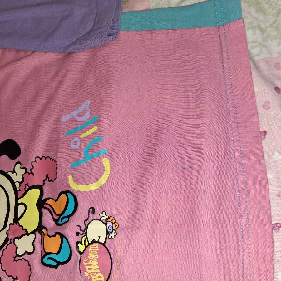 Vintage Bubblegum Girls Long Sleeve Top 6–8 Years | Y2K Cotton Graphic Kids Shirt