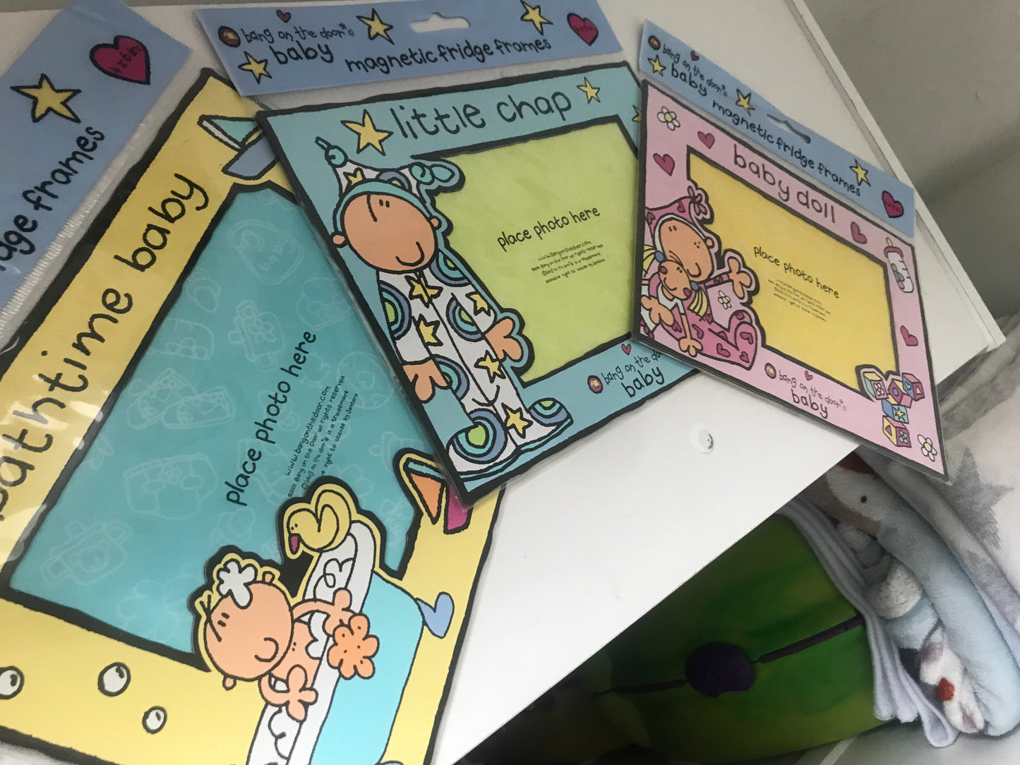 Bang on the Door Baby "Little Chap" Magnetic Photo Frame-2005 Deadstock.