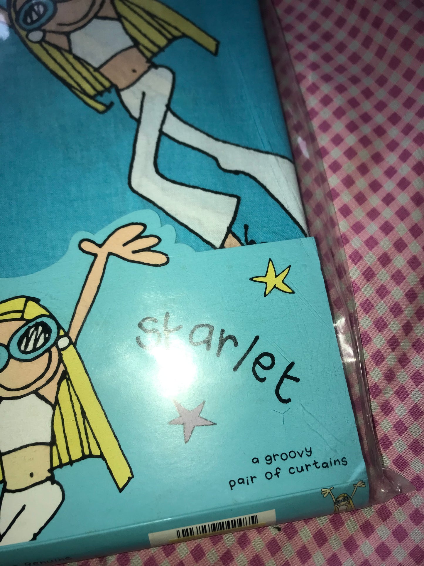 ‘Starlet’ Curtains by bang on the door.