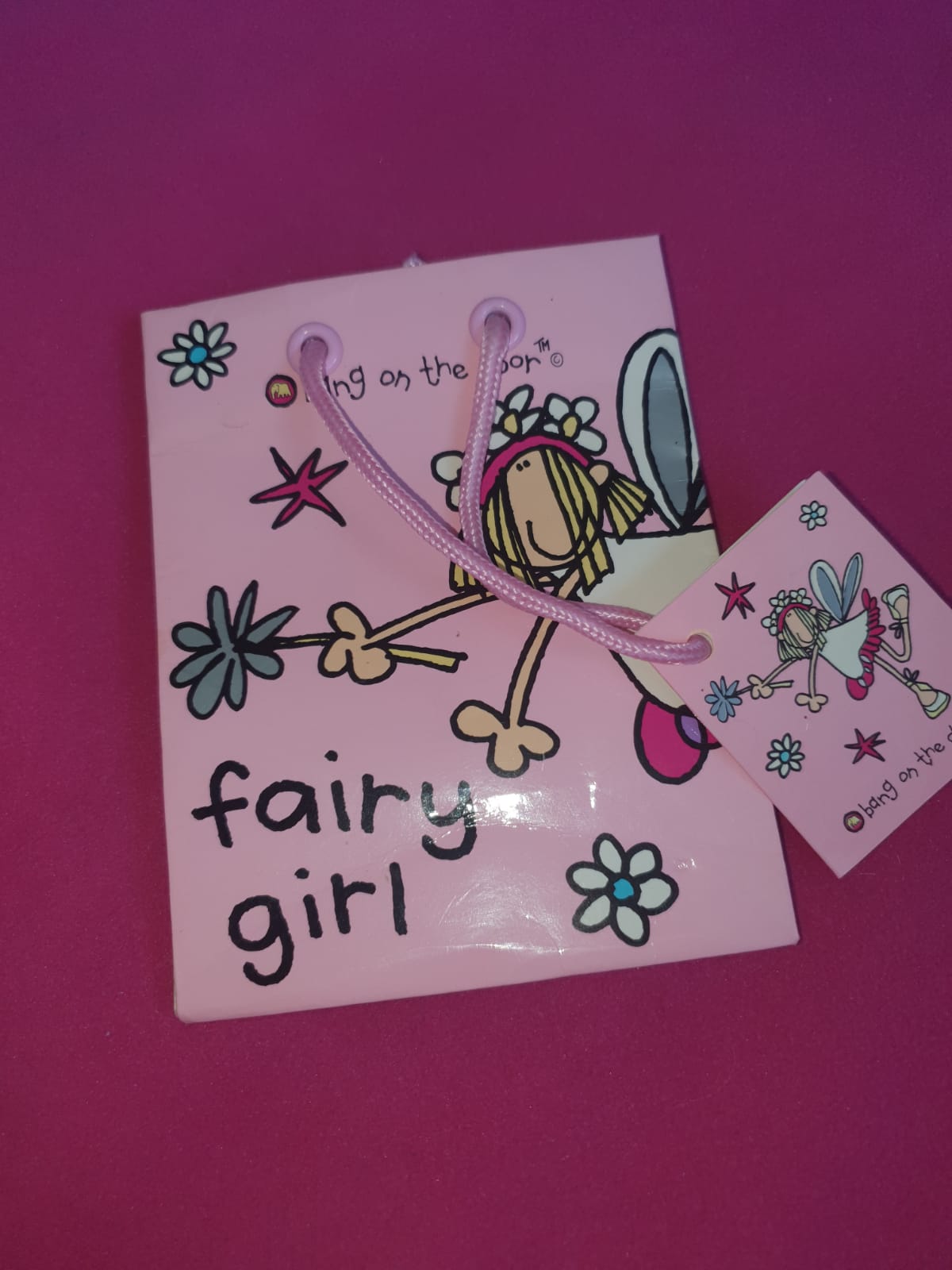 Bang on the Door “Fairy Girl” Mini Gift Bag with Tag.