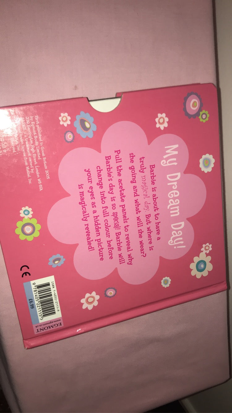 Vintage Barbie “My Dream Day!” Interactive Hardback Book – 2005 Deadstock