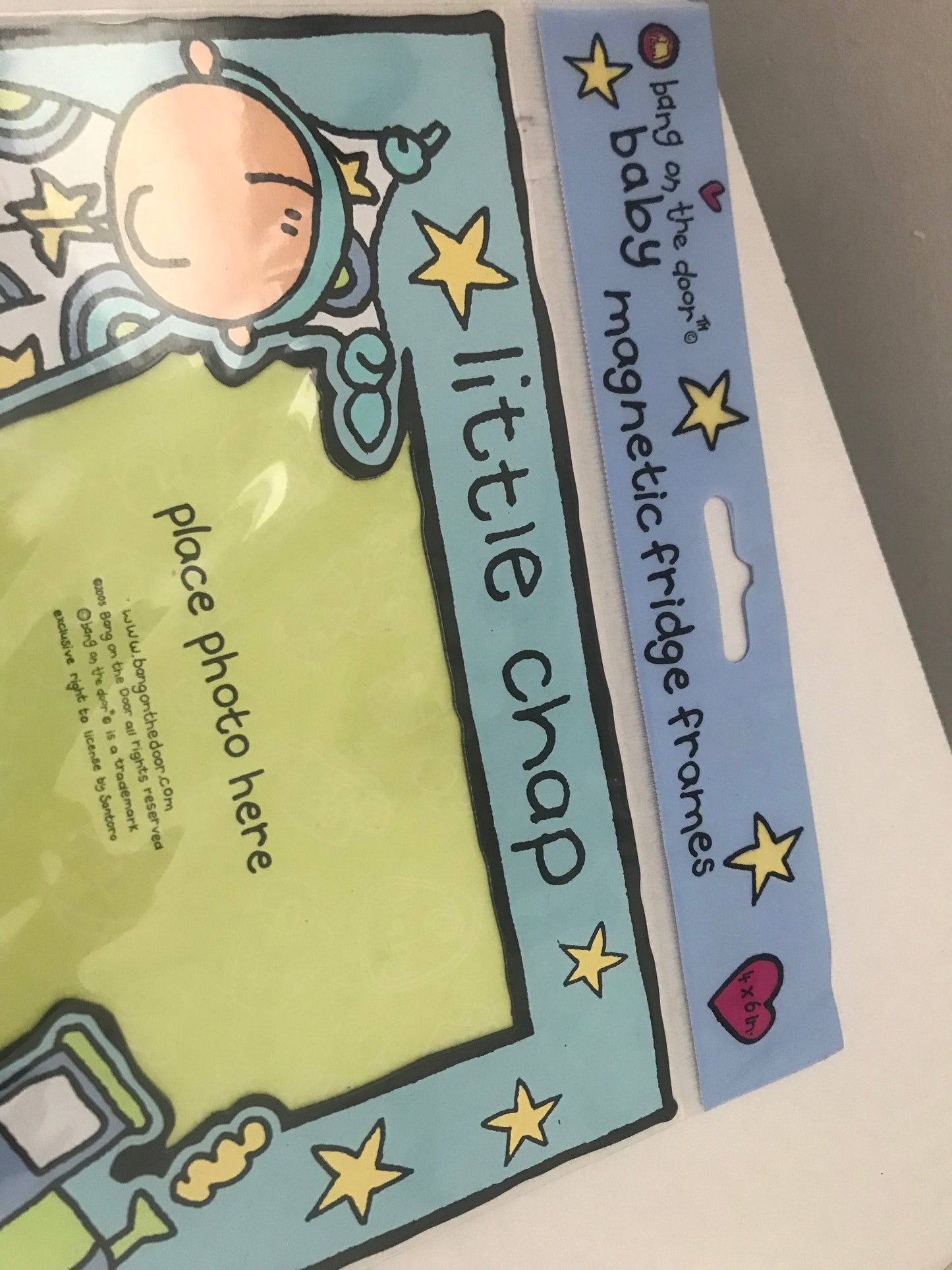 Bang on the Door Baby "Little Chap" Magnetic Photo Frame-2005 Deadstock.