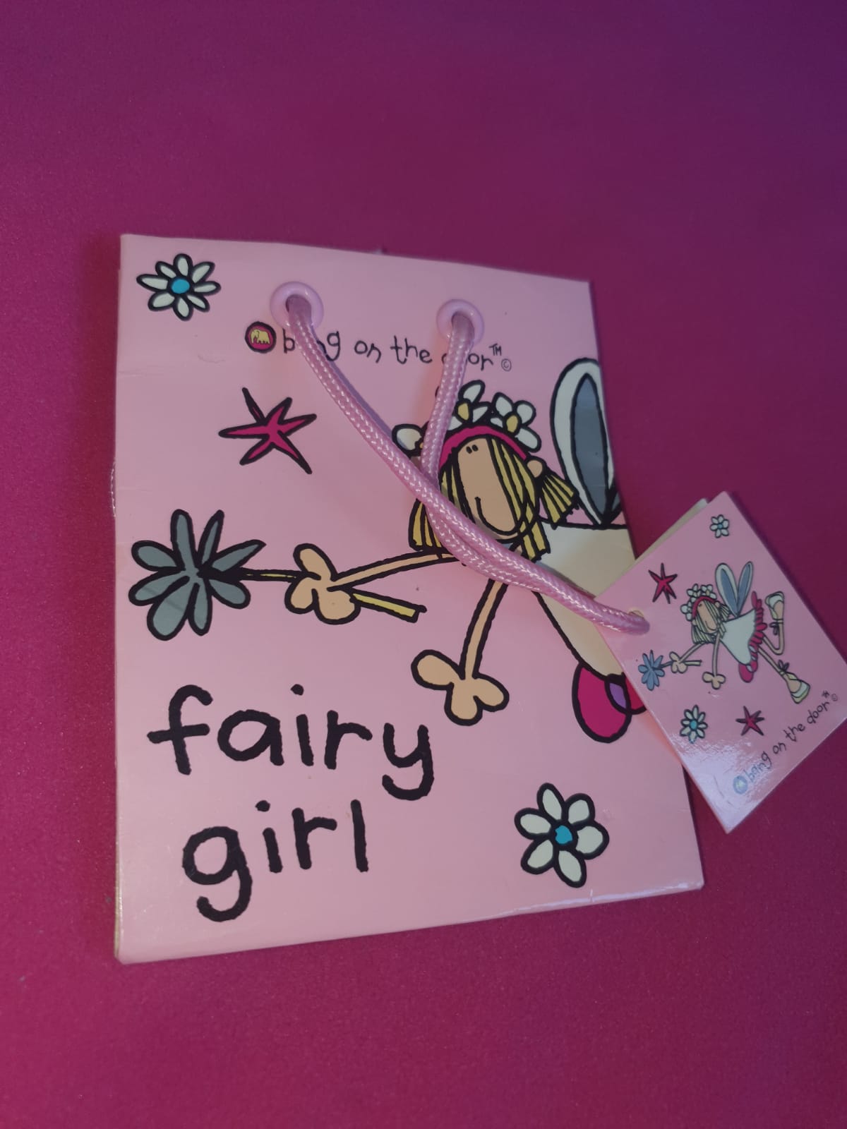 Bang on the Door “Fairy Girl” Mini Gift Bag with Tag.