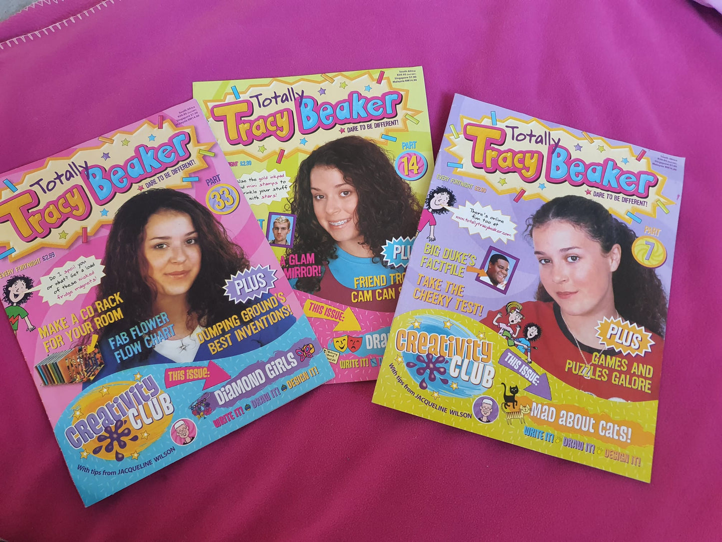 Totally Tracy Beaker Magazine Bundle – Creativity Club (Issues 7, 14 & 33)
