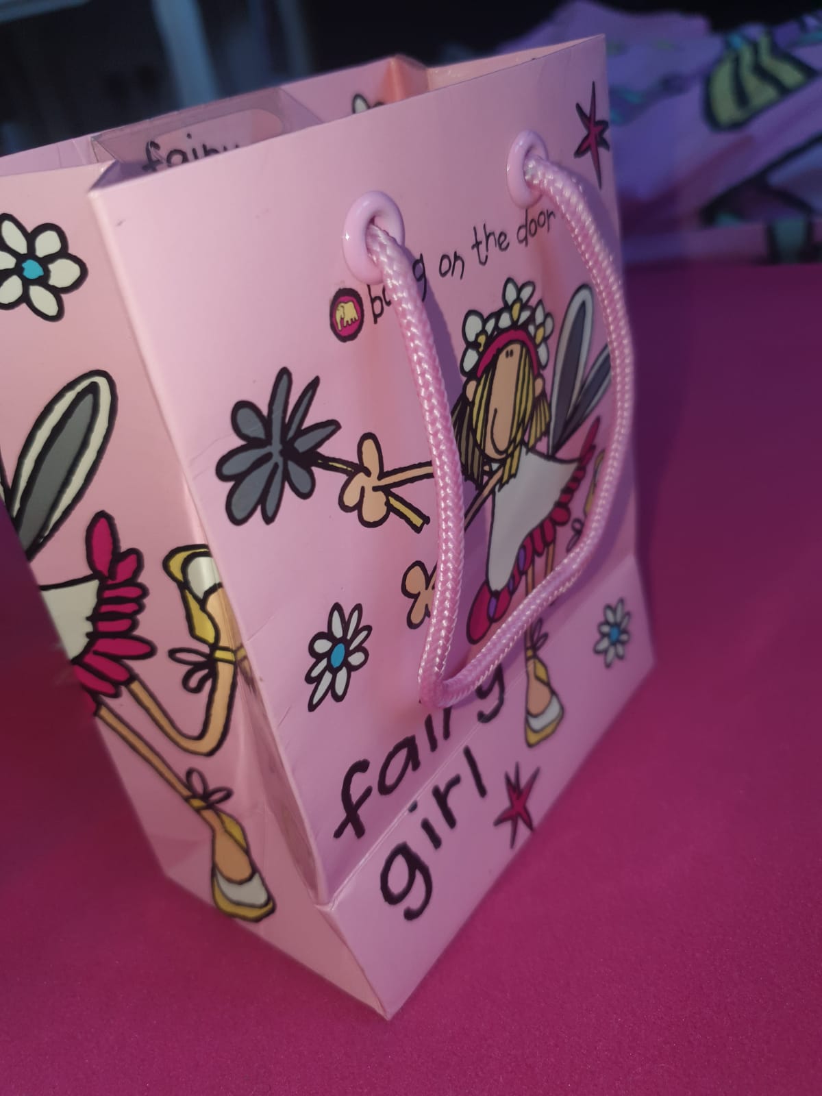 Bang on the Door “Fairy Girl” Mini Gift Bag with Tag.