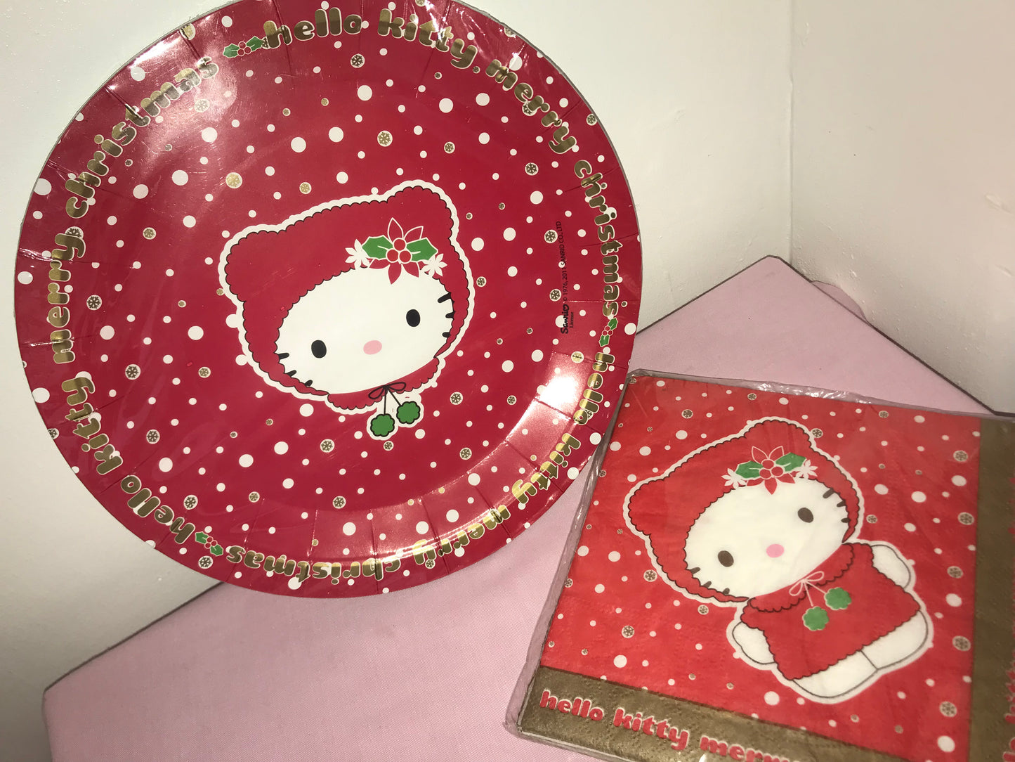 Hello kitty Christmas partywear set -Deadstock 2000s.